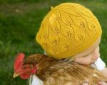 Beret for a little girl: detailed description, completion of work Knitting pattern for a summer beret for children
