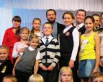 Head of online fundraising Konstantin Khabensky helping sick children
