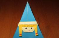 Tiešo izglītojošo pasākumu kopsavilkums par “Ziemassvētku vecīša” konstruēšanu (origami tehnika)