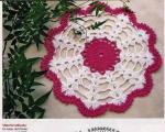 Crochet napkin patterns for beginners with description Easy crocheted openwork napkins
